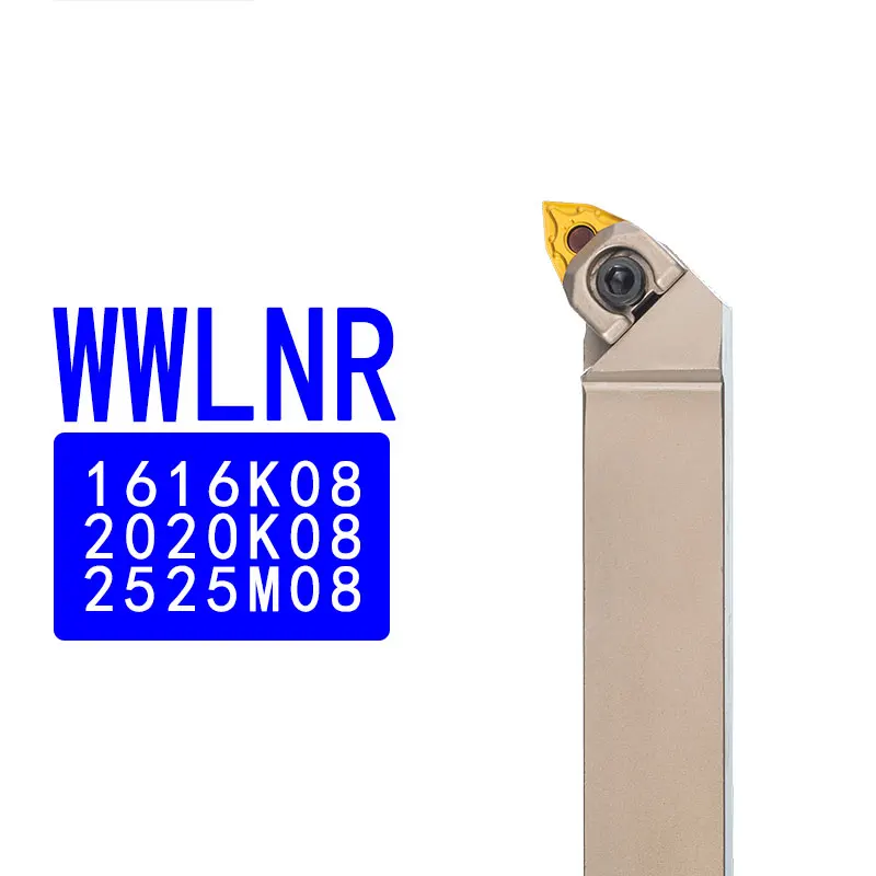 

WWLNR2020K08 WWLNR2525M08 WWLNR1616K08 Spring Steel Lathe Bar Turning Holder CNC Cutting Tool Cutter Bar