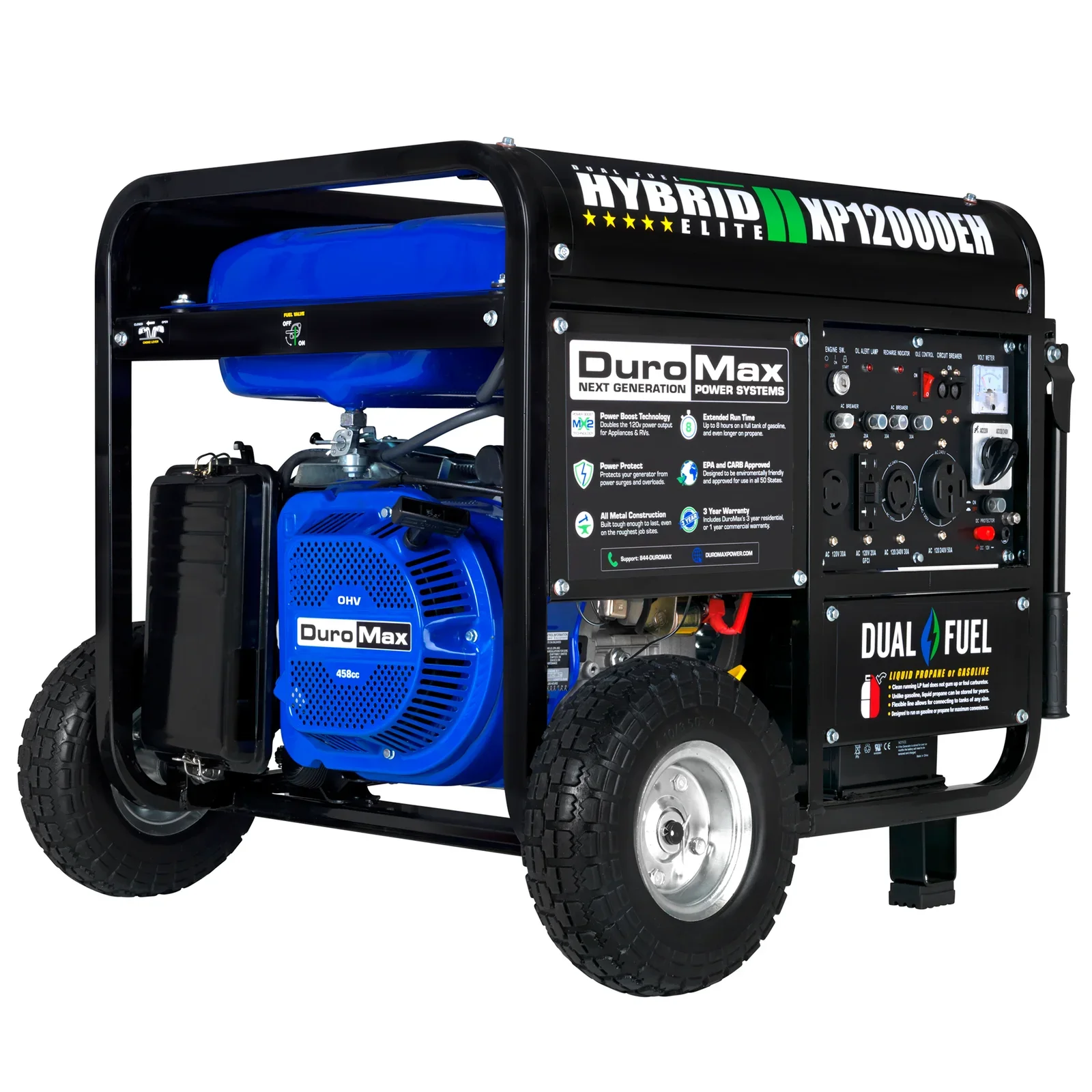 

12000W Portable Dual Fuel Gas Propane Generator for sale