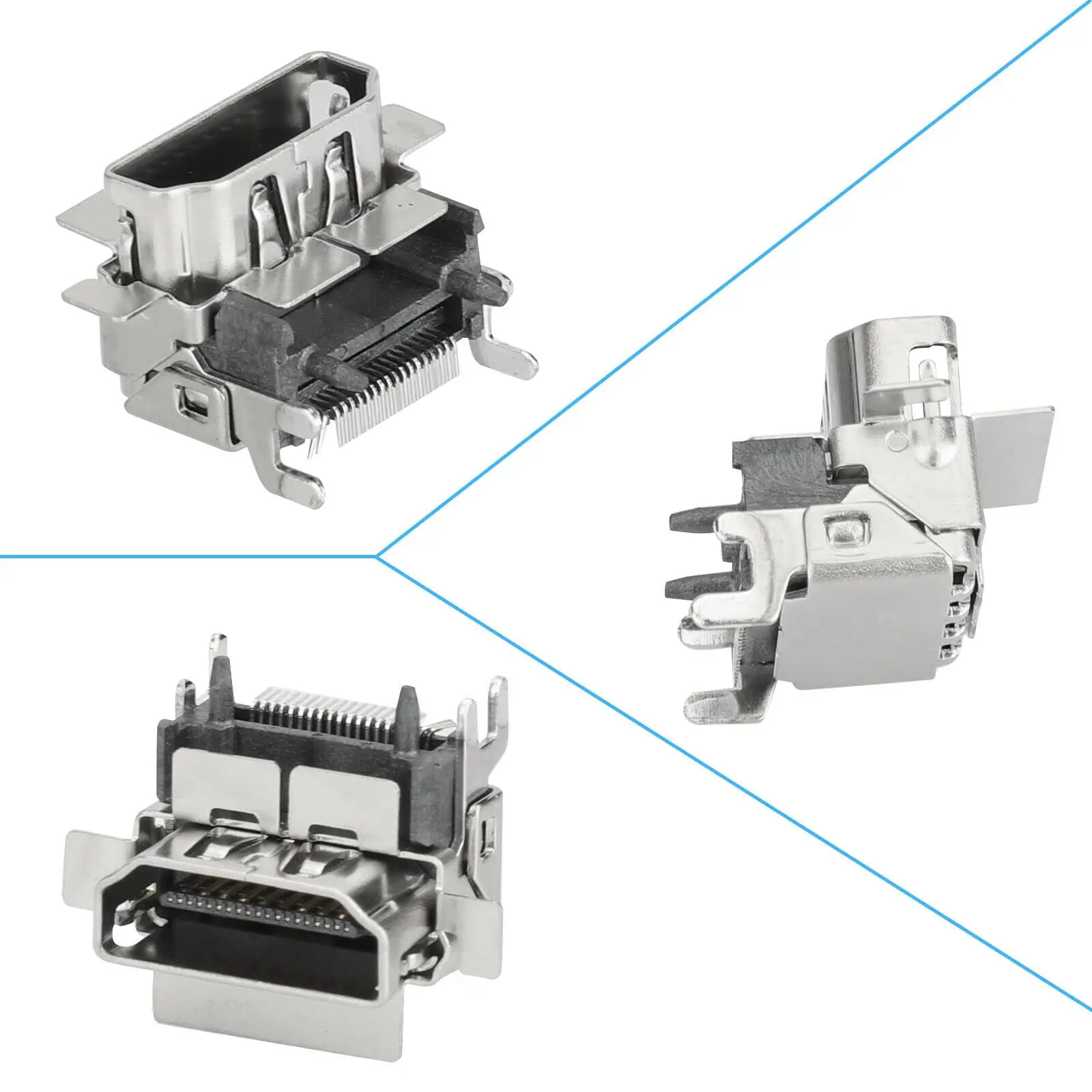 5 pezzi per Microsoft Xbox One S (Slim) presa di ricambio per connettore porta HDMI