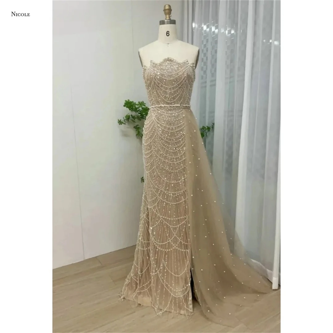

Nicole Off-shoulder Ball Gown Dress Women's Evening Dress Woman Line A Elegant Evening Dresses for Woman Luxury Custom Made Prom