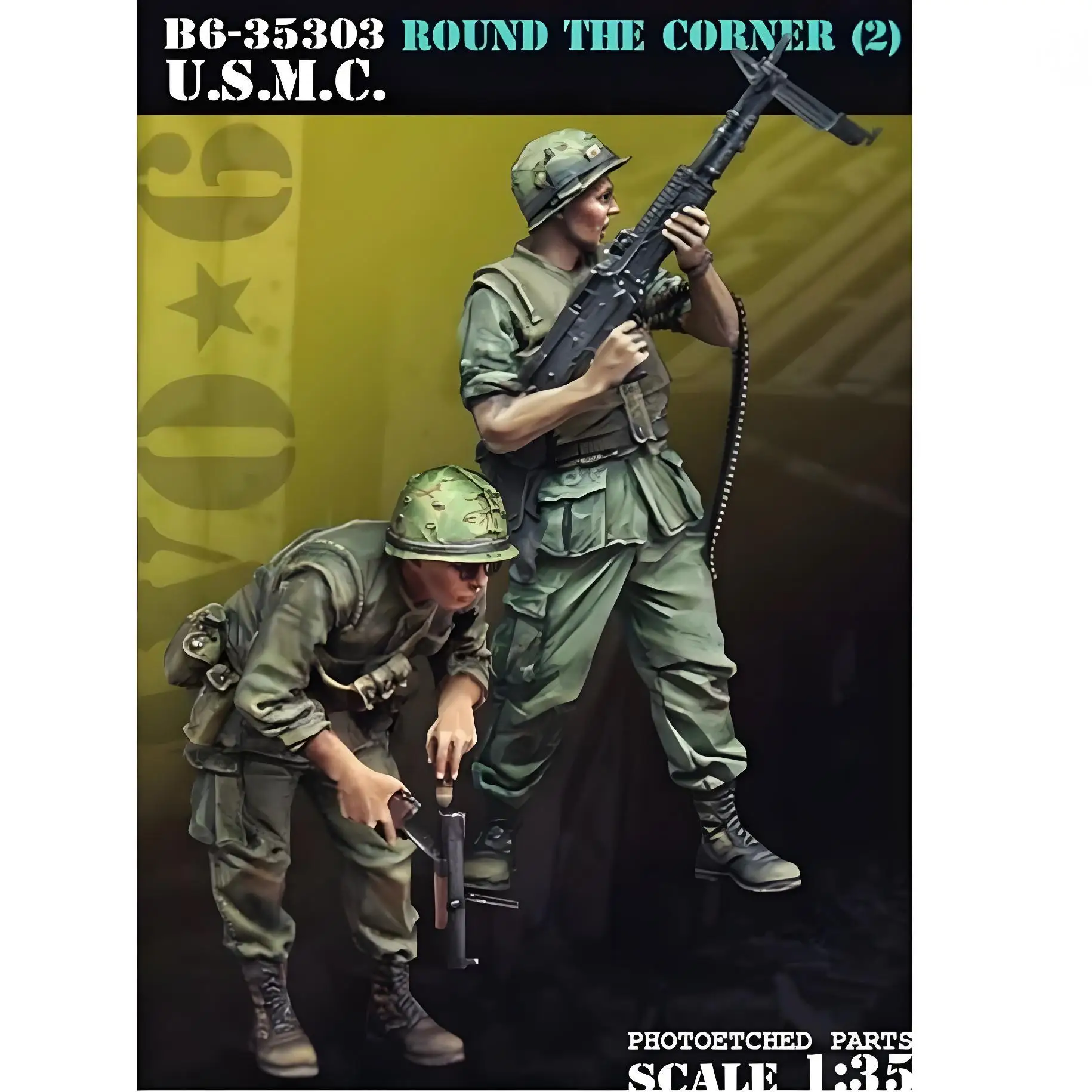 1/35 เรซิ่นทหารชุด - GK Soldier Action Figure, ธีมทหาร, ประกอบและ Unทาสี