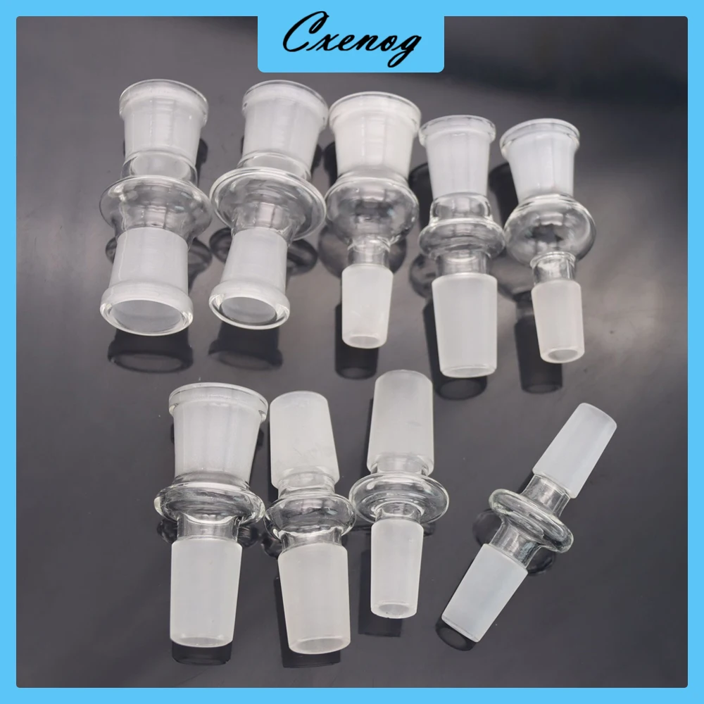 14mm 18mm 19mm Male-to-Female Hollow Glass Plug Glass Adapter Glass Accessories