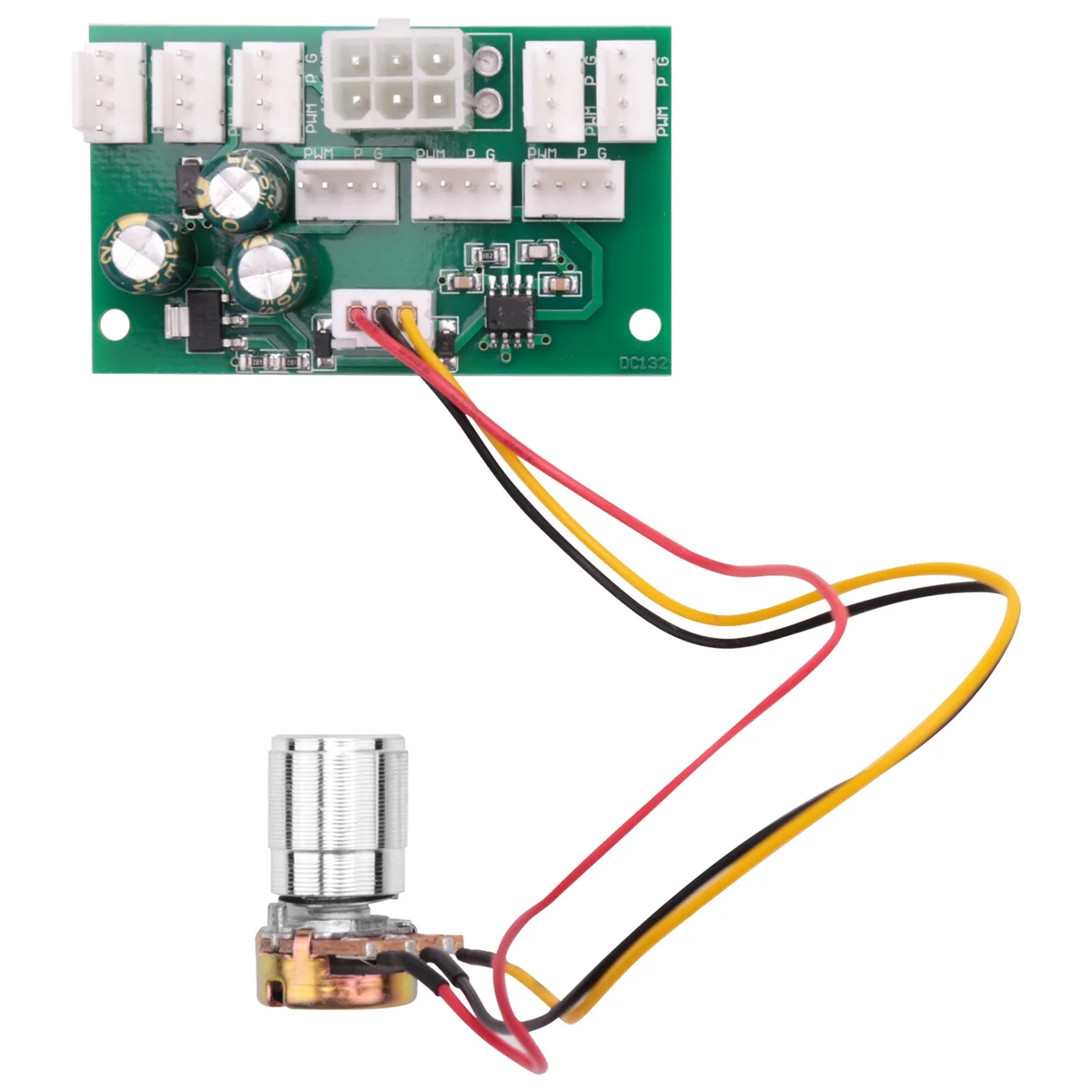 Controlador de velocidad del ventilador de la caja de la computadora, Hub de ventilador de 8 canales, PWM, controlador de ventilador violento de alta potencia, regulador de velocidad del ventilador