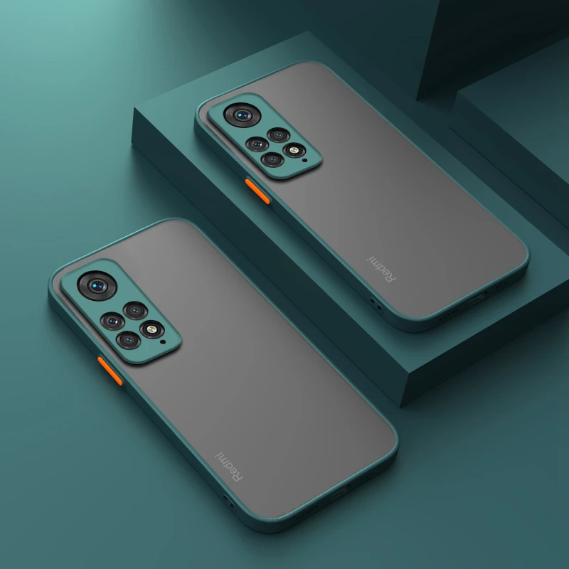 Fall Für Xiaomi Redmi Hinweis 11 Pro 5G Abdeckung Coque Funda Matte Transluzente Stoßfest Harte PC Schutzhülle Telefon stoßstange Mi Hinweis 11S – Detail 3