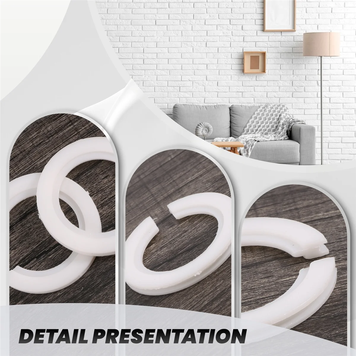 12Pcs Lamp Shade,E27 to E14 Hole Converter,Lampshade for Fitting Screw Lamp Shades to Cap Lampholders