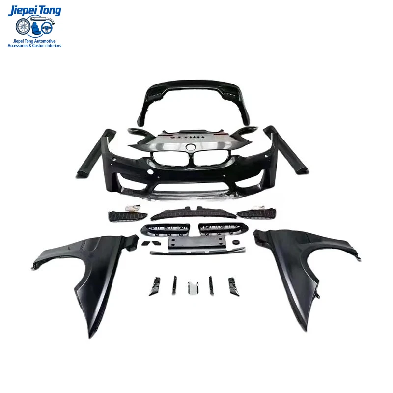 

Полный комплект обвеса F80 M3: передний бампер, задний диффузор, спойлер для BMW F80 M3 F30 3 серии