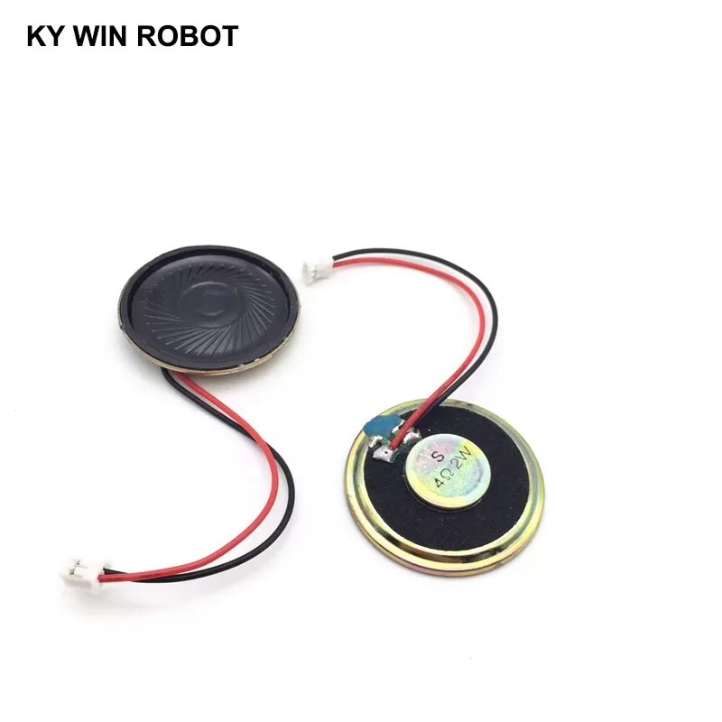 2pcs/lot New Ultra-thin speaker 4 ohms 2 watt 2W 4R speaker Diameter 40MM 4CM thickness 5MM with PH2.0 terminal wire length 10CM