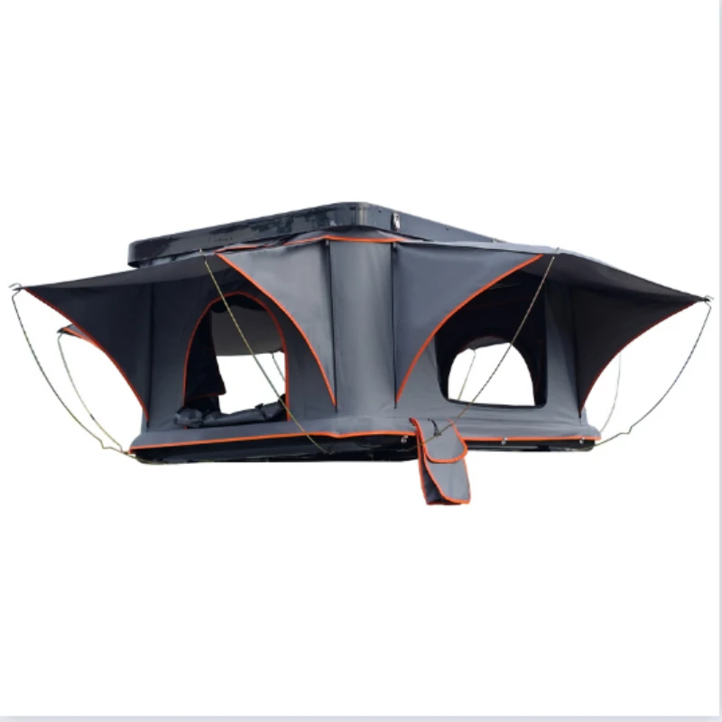 Automatic Waterproof Vehicle-Mounted Roof Tent Outdoor Hard Shell Quick-Open Vertical Lift Tent for Cars