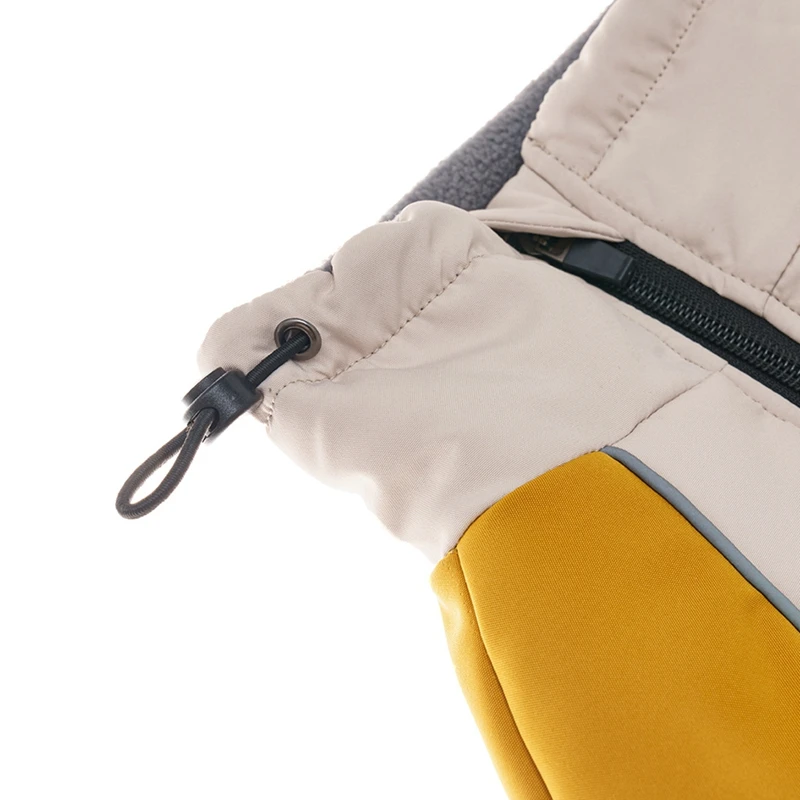 سترة مبطنة مضادة للماء للكلاب ، ملابس الكلاب الدافئة ، سحاب خلفي ، معطف جرو ، صغير ، متوسط ، كبير ، شتوي