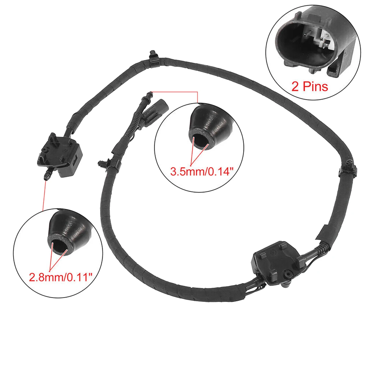 

A10E-New Front Windshield Washer Nozzle Sprayer Jet System 61667276500 For -BMW 3 Series F30 F31 F80 2012-2017 328 330 340 M3