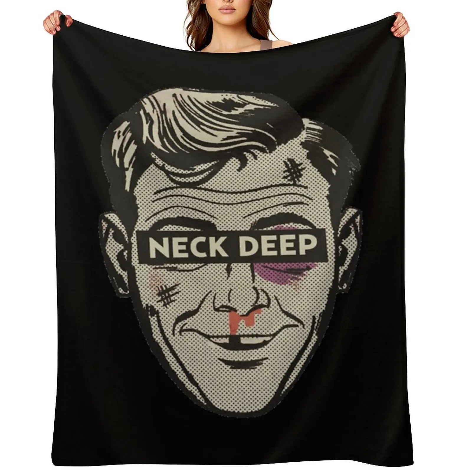 

face Throw Blanket blankets ands Plush Summer Beddings Sofa Blankets