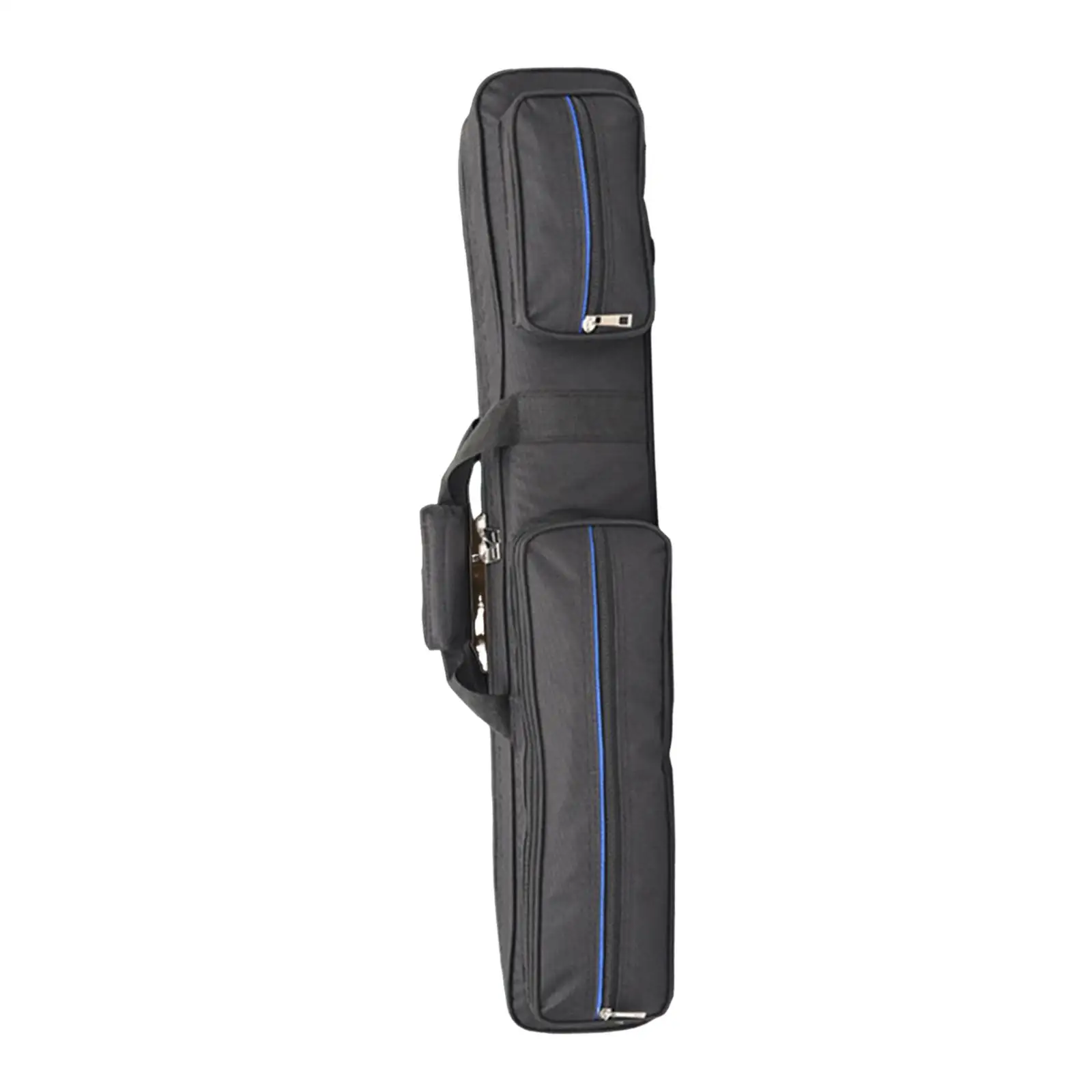 حقيبة تخزين فلوت الخيزران المحمولة، جيب بسحاب، ملحق أنيق وخفيف الوزن مع مقبض، حقيبة بلياردو لحمام السباحة #3