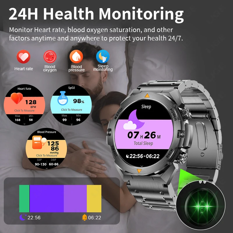 LIGE Men Smart Watch Women Watch AMOLED HD Screen Voice Calling Smartwatch Bluetooth Calls Waterproof SmartWatch Health Monitor