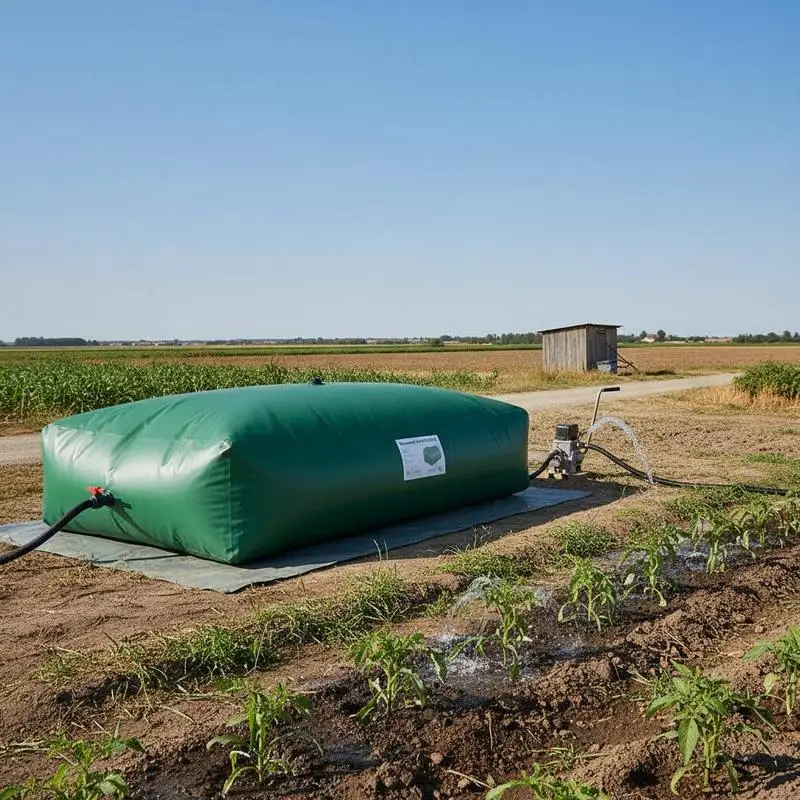 Faltbarer PVC-Regenwassersammler 3000L grün reißfest 400N Ventil Belüftung Schraubanschluss PE-Schlauch Gartenbewässerung Autowäsche Abmessungen 2,2x1,9m 1 Stück