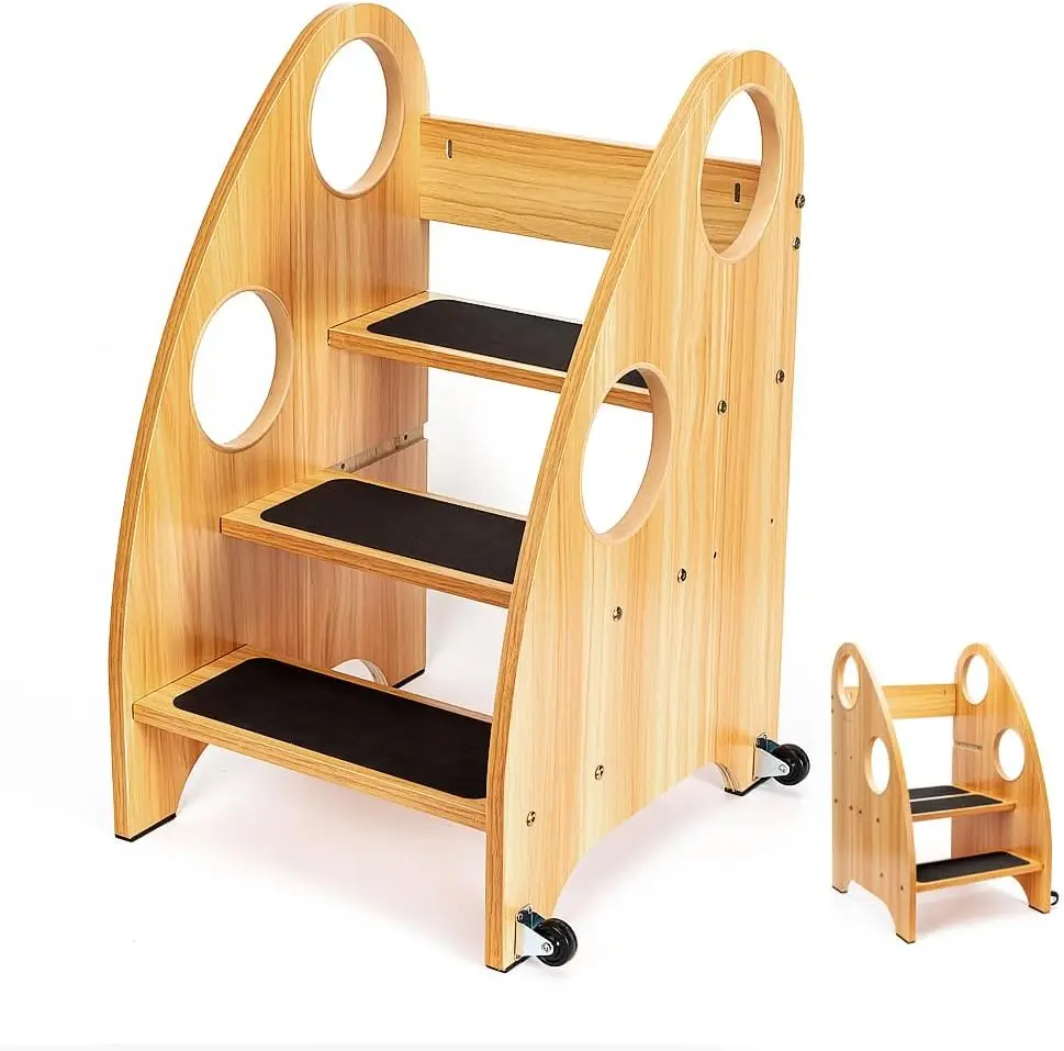 Sgabello per bambini per cucina e bagno, sgabello per bambini per l'apprendimento, sgabello da cucina per bambini e supporto per bambini in piedi