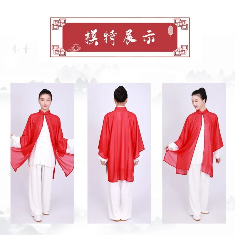 Chinese Martial Arts Performance Tai Uniform Gong fu Wushu Suit Taiji Clothing  Women's New Western Style Competition Exercise view 2