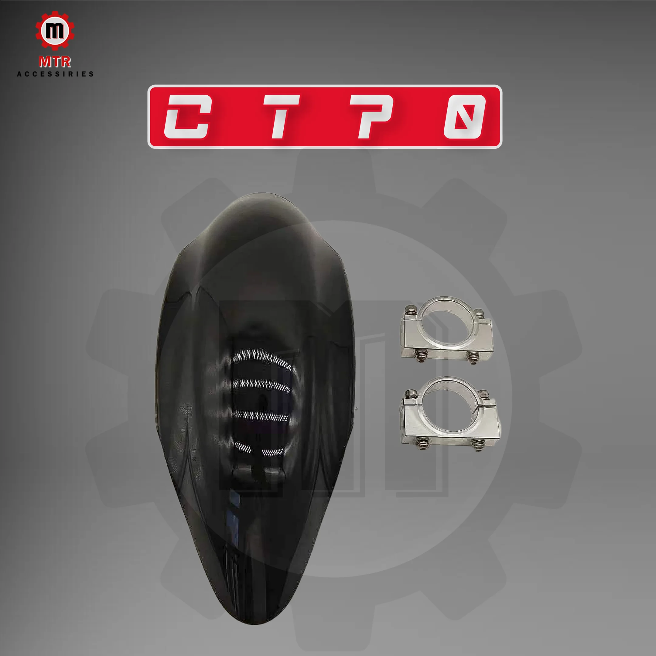 

CT70 Front Fender with Fork Bracket Plastic Fender with Fork Holder DAX CT70 Parts Motorcycles Accessories