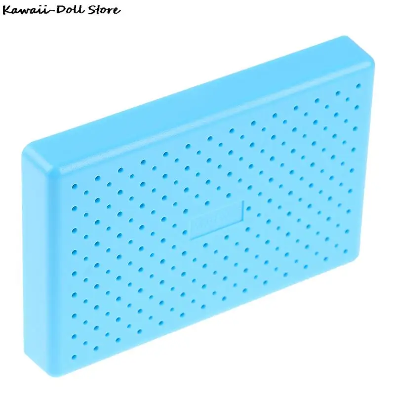Model Hobby Parts Holder Airbrush Paint Spraying Booth Clip Stand Base Blue