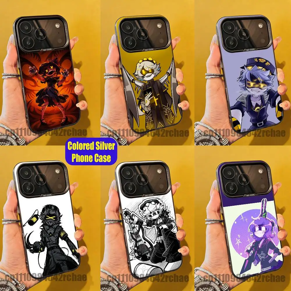 

For Serial Designation N V M-Murder Drones Phone Case iPhone 15,16,12,14,13,17,11,E,Pro,Max,Plus,Air,Mini Color Silver Cover