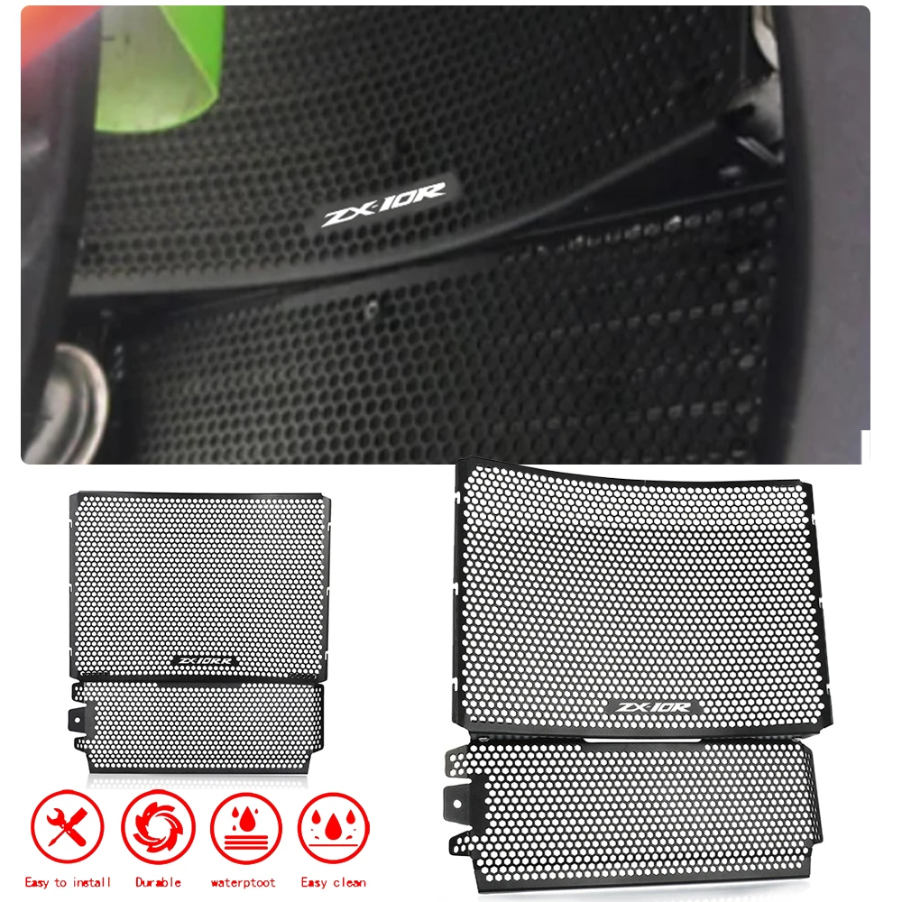 

2024 ZX-10R ZX-10RR Radiator Guard Protection Grille Cover For Kawasaki Ninja ZX10R ZX10RR ZX 10 R RR ZX 10R 10RR 2021 2022 2023