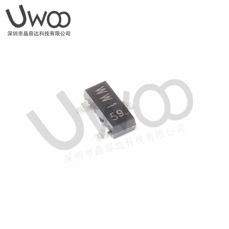10/pcs Original imported BAT54C printed WW1 SOT-23 surface mount Schottky diode 30V 200mA IGBT Module New Original