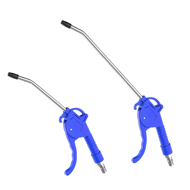 

Пневматический пистолет с высоким расходом и угловым соплом и компактным дизайном для обслуживания мастерской чистки компрессора Доступны 3 цвета