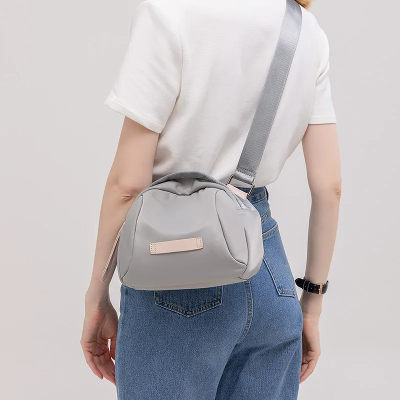 Women's Bag2024New One-Shoulder Crossbody Small Bag Fashion Oxford Cloth Bag Fashionable Casual Canvas Women's Waist Bag