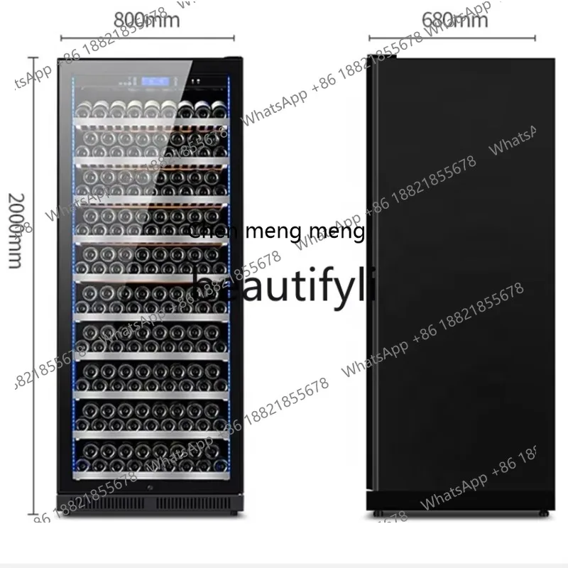 x  Constant Humidity Wine Cabinet Solid Wood Layer Rack Large Capacity Refrigerated Display Wine Cabinetx