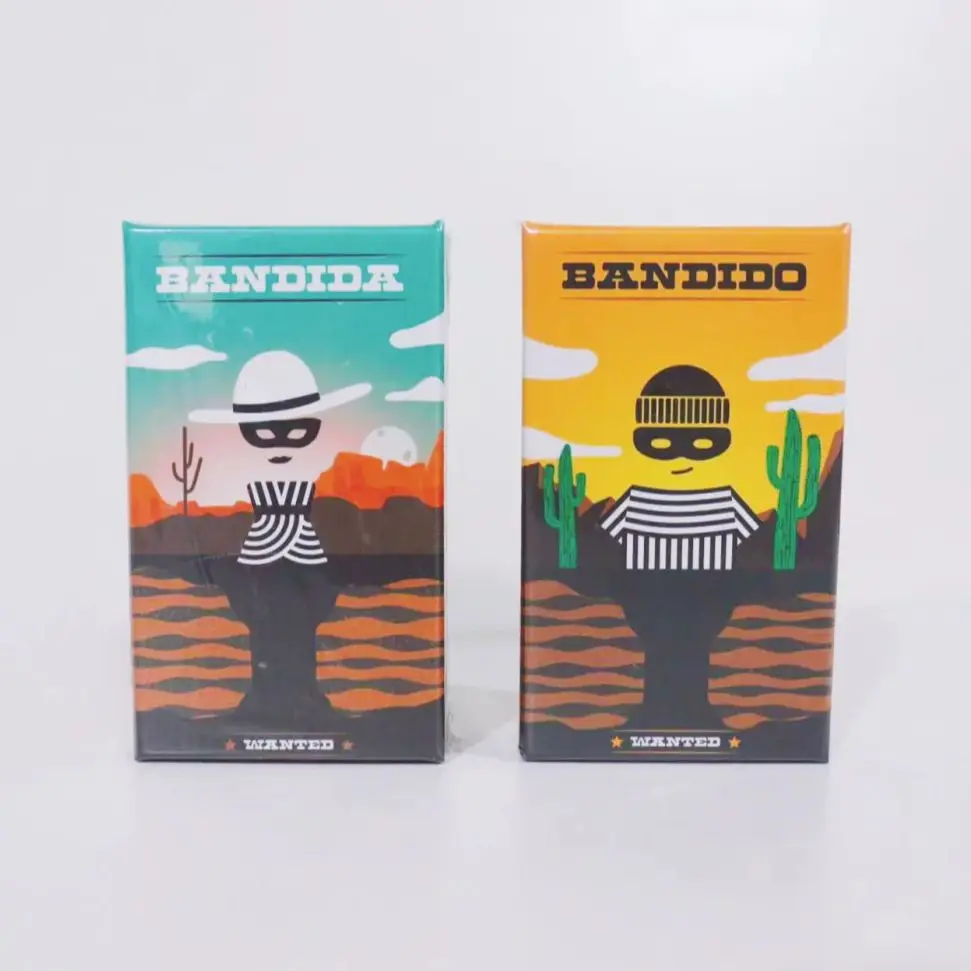 

| Bandido | Bandida | Puzzle Board Game | for 1-4 Players, 15min Family Party Game, Fun Strategy Game