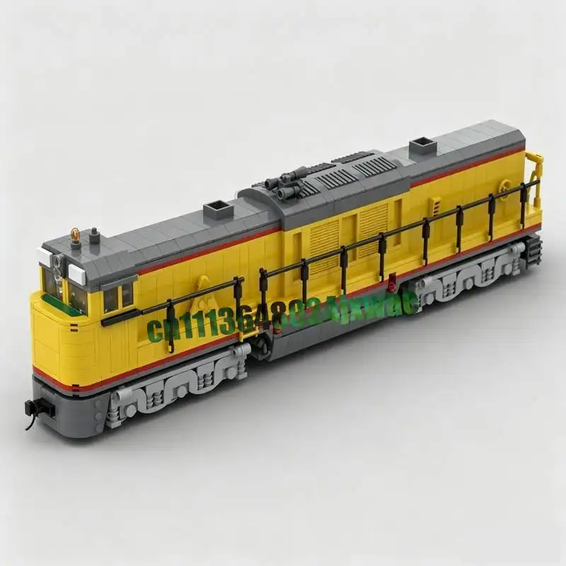 NEW 1311 PCS Union Pacific Diesel Locomotive Train Model Custom Puzzle DIY Assembly Building Blocks Toy Gift Educational Display
