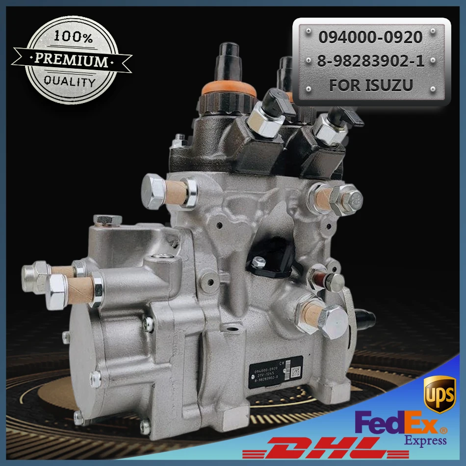

High Quality Diesel Common Rail Fuel Pump 094000-0920 0940000920 8-98283902-1 for Isuzu 6UZ1 Engine Hitachi ZX490-5 Excavator