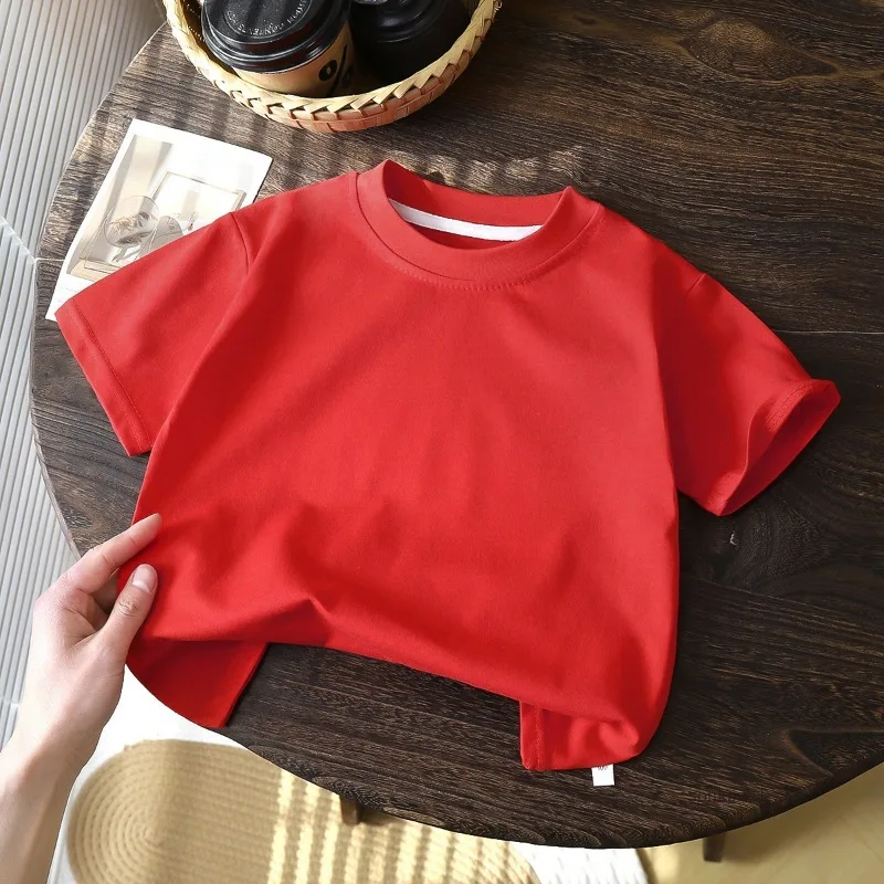 Children\'s Cotton Short Sleeve Tops 5