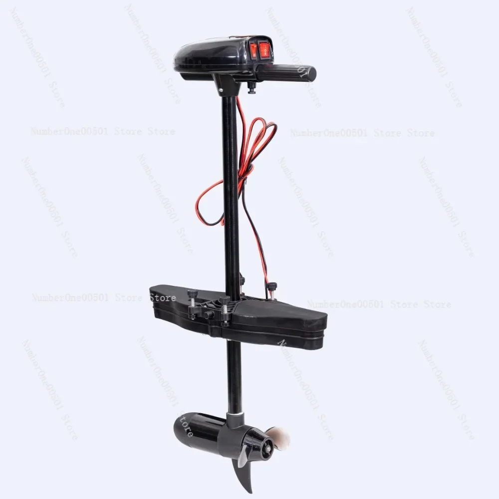 Electric Trolling Motor for Pontoon Kayak Canoe Fishing 12V DC Outboard Engine with Propeller Thrust System Solo WatercraftMotor