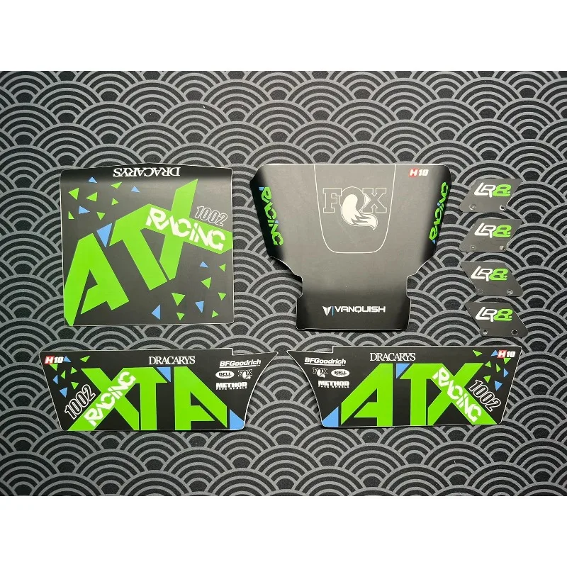 

D1RC Aluminum Alloy Body Shell with Sticker Painting Kit for 1/10 RC Crawler Car VP H10 Titanium Alloy Pipe Rack VS4-phoenix