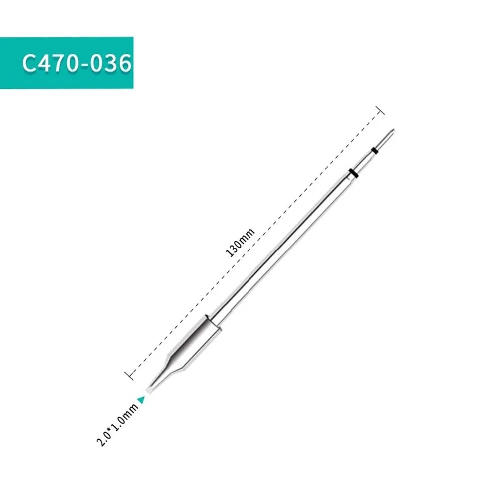 C470 Series Soldering Iron Tip C470-SK 061 058 056 040 036 035 031U 019 017 016 014 For T470-A handle  Welding Station