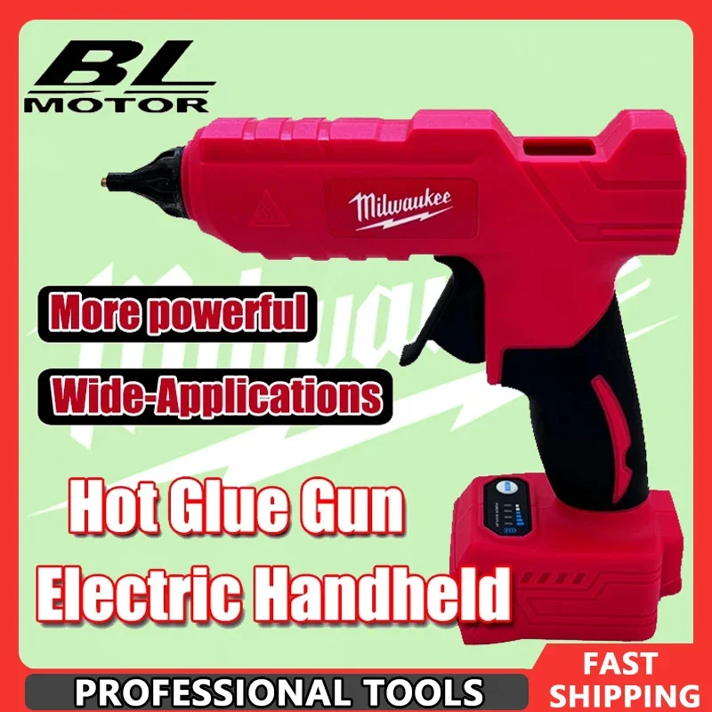 

Milwaukee для упаковки и украшения, электрический пистолет для термоплавкого клея с литий-ионной батареей 18 В, пистолет для рукоделия