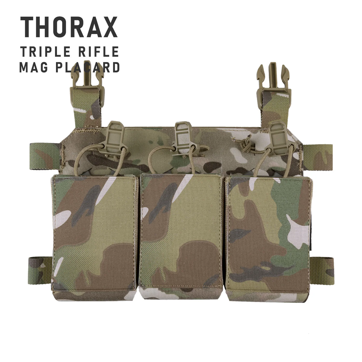 

THORAX Tactical Vest Camouflage Triple AR/AK Universal Egg Holder Panel SS MK3/4