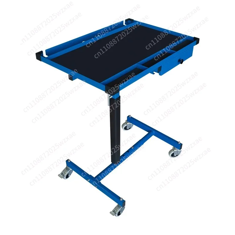 Auto repair tool mobile cart, multi-functional parts and accessories storage workshop maintenance lifting table