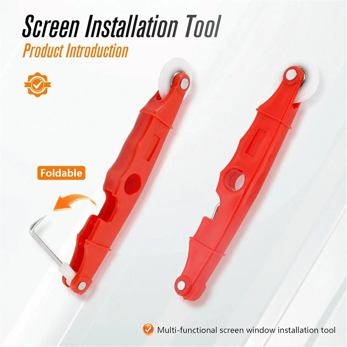 Budget-Friendly-Screen Repair Tools, 6 in 1 Window Screen, Rubber Strip Shovel for Installing and Replacing Window Patio Sliding