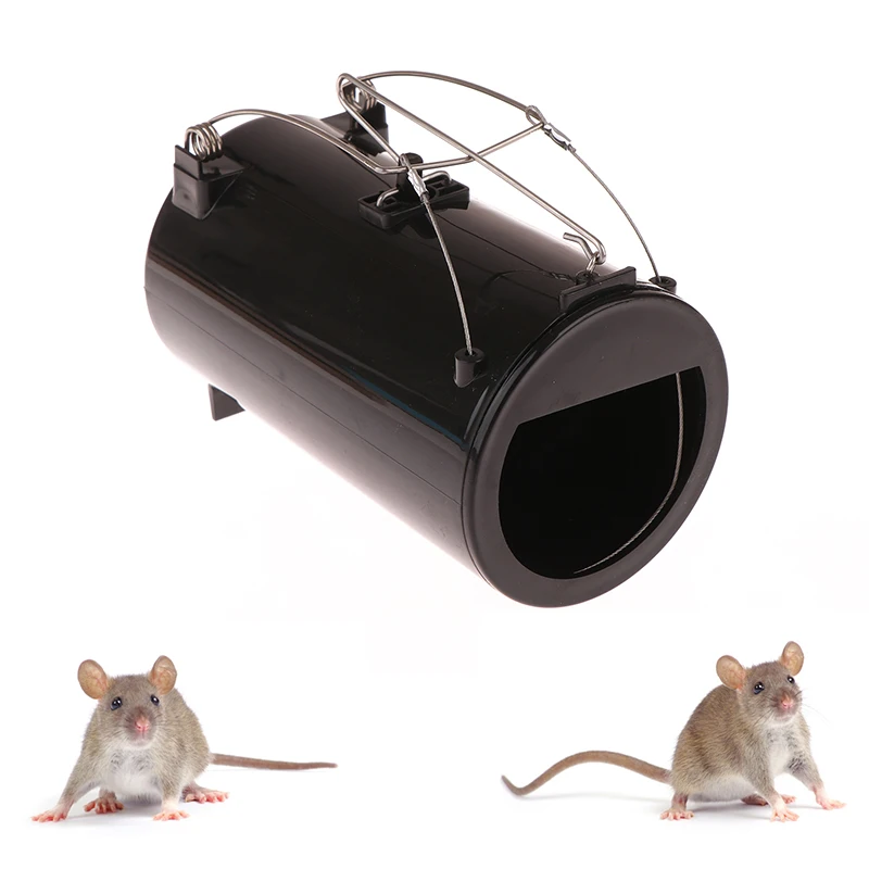 

Gopher Trap 6.7 Inch Tunnel Mole Traps Outdoor Rodent Rat Bait Box Bait Stations Reusable For Outdoor Yard Garden