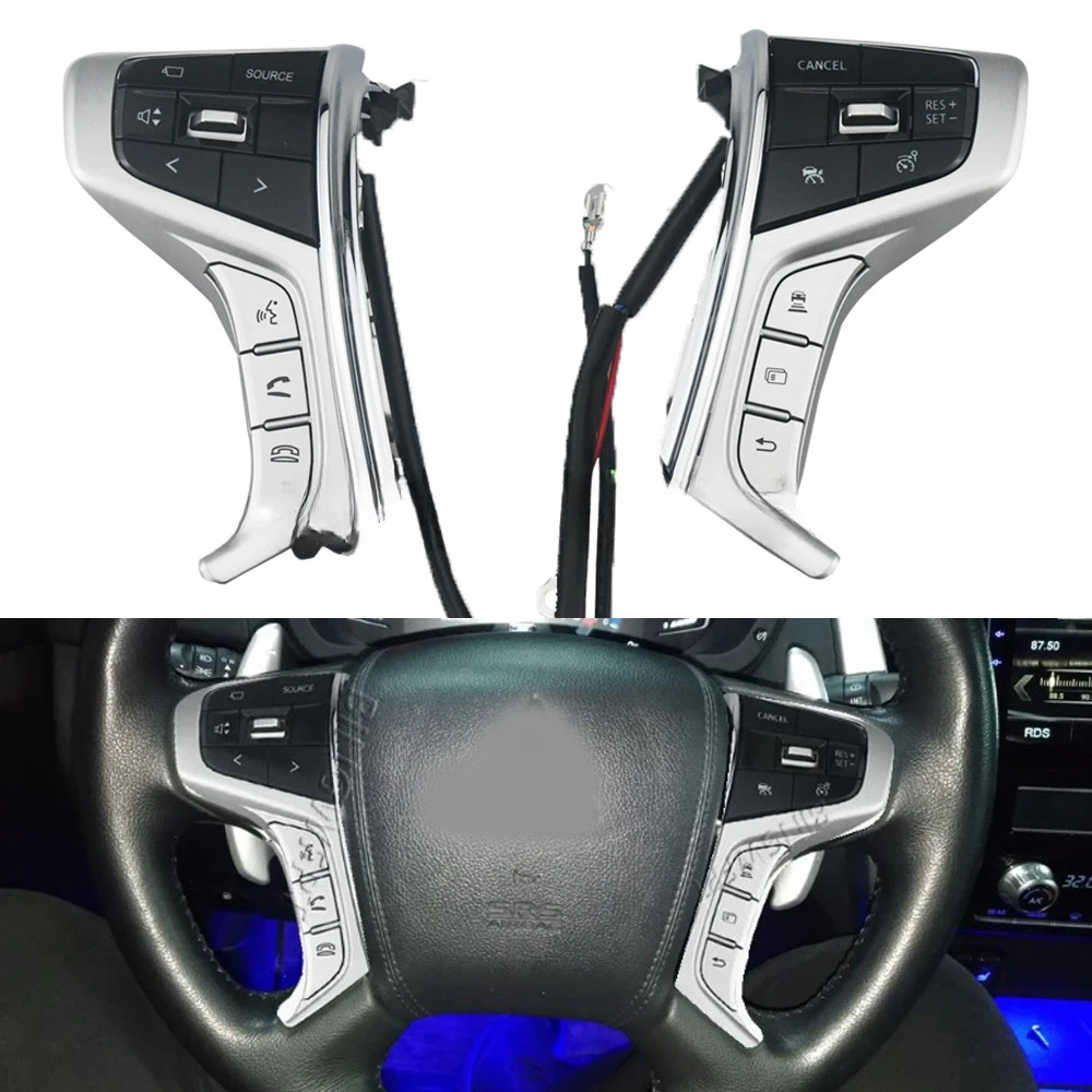 

Steering wheel buttons for Mitsubishi PAJERO SPORT 2015-2022 Outlander Delica L200