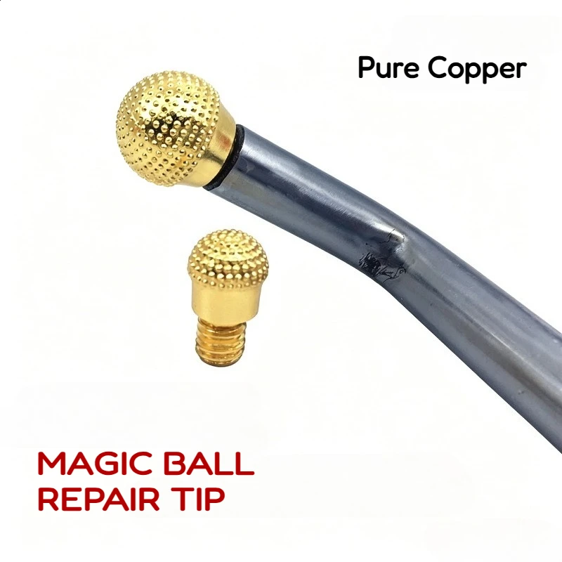 

Pure Copper PDR Magic Ball Dent Repair Rods Head Dolly Slide Release Force Lever Push Tip for Car Body Paintless Removal