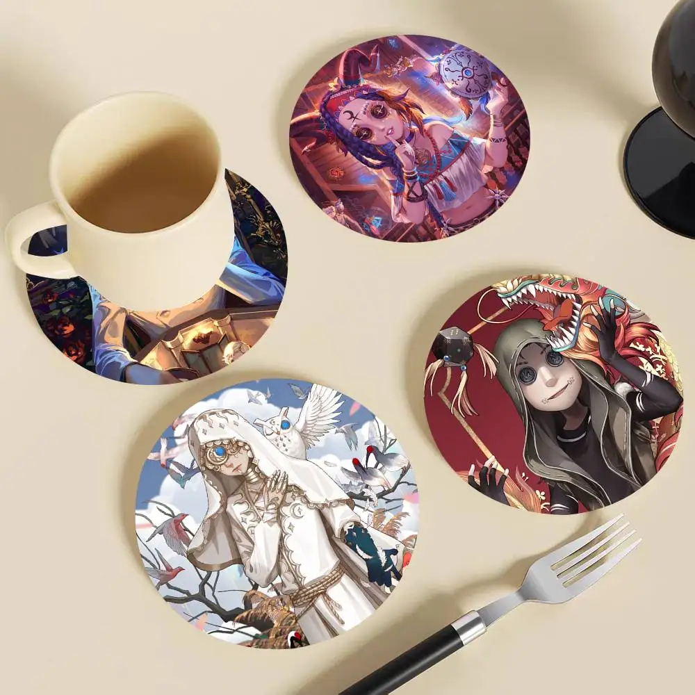 Horror Game Identity V Wooden Coasters Heat-resistant And Non-slip Suitable For Restaurants And Cafes And Make Great Holiday