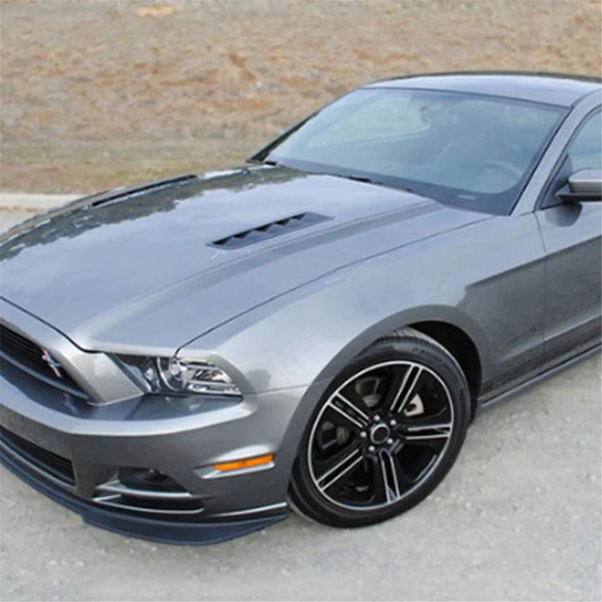 

RRAVU-Совок воздухозаборника капота автомобиля, охлаждающая панель вентиляционной жалюзи, панель воздухозаборника капота, ABS, 17X5 дюймов, яркий