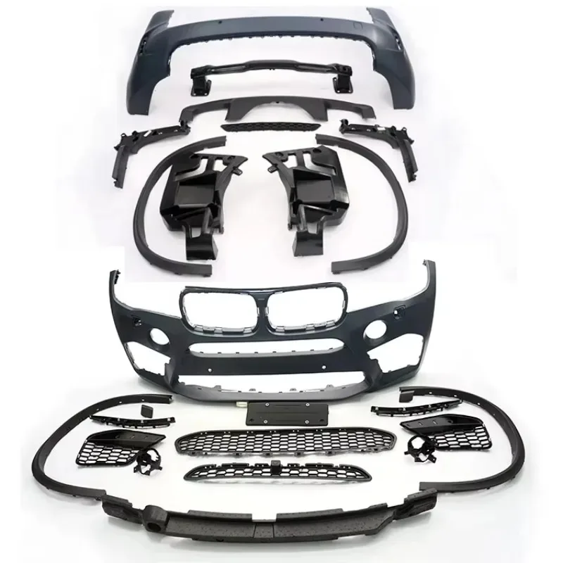 

Для комплекта кузова X 5, ZAIQU Jiuzhou Auto F15 X5M, пластиковый передний бампер, задний бампер, боковая юбка автомобиля