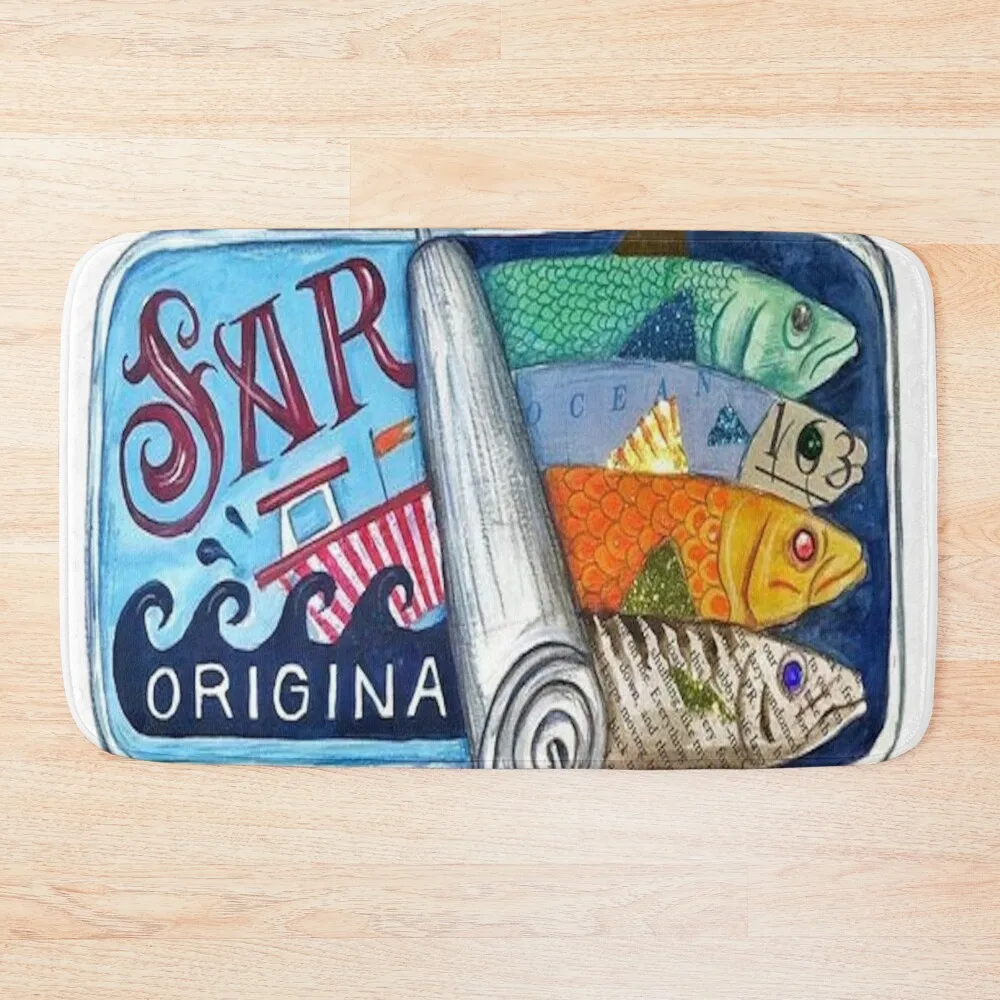 

Like Canned Sardines Bath Mat Bathroom Kit Bathroom Carpet Mat