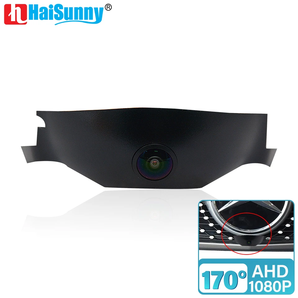 HaiSunny HD 1080P Car Front View Grille Camera For Mercedes Benz A Class A180 A200 A220 L 2019 2020 2021 2022 Night Vision AHD