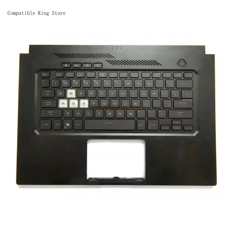 D Palmrest w/Keyboard for Asus TUF Dash Air F15 FX516PM FA516 Black/White Color