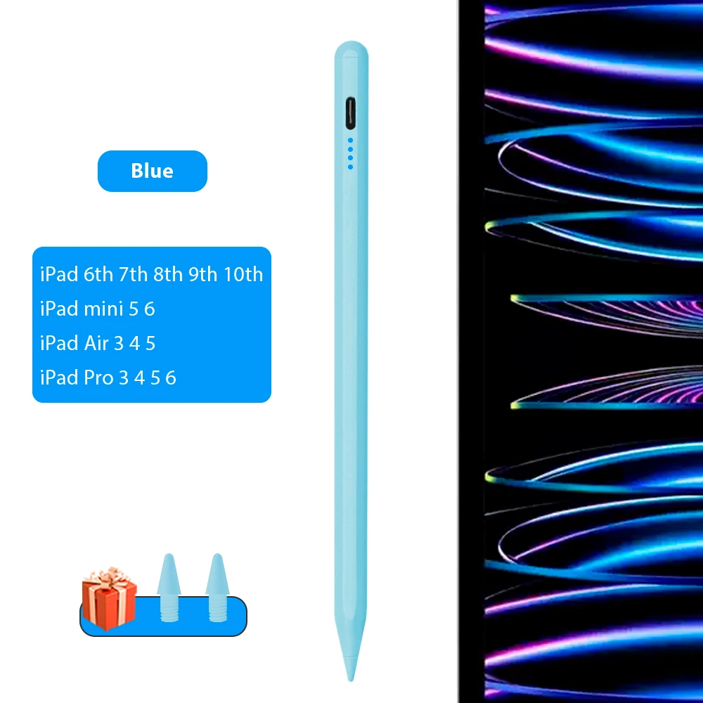 Voor Apple Ipad 6 7 8 9 10 Mini 5 6 Air 3 4 5 Pro 3 4 5 6 Stylus voor Apple Potlood Met Palm Afwijzing voor iPad Potlood met Penpunten