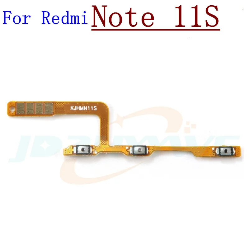 Power On Off Flex Cable For Xiaomi Redmi Note 11 Pro+ 11T 11E 12 Pro+ 12S 4G/5G Volume Key Side Button Mute Switch Spare Parts image 4